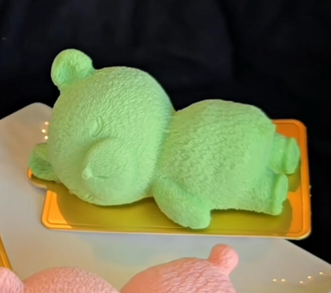 Pandan Coconut Ube Mousse $9